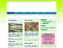 Tablet Screenshot of pepinieres-rey.com